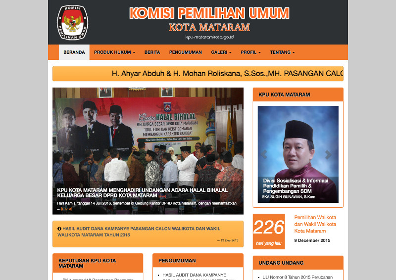 KPU Kota Mataram